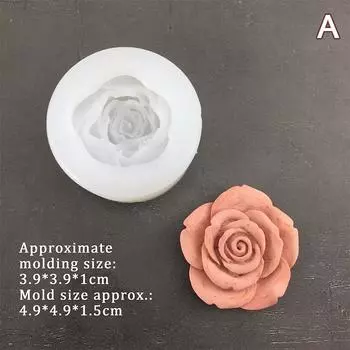 3D-форма розы, листа, силиконовые формы, помадка, шоколад, свечи, мыло, инструмент для украшения торта, аксессуары для выпечки