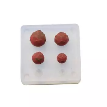 3D Форма в форме фруктов Пищевая игрушка Драконий фрукт Силиконовая форма для помадки Шоколадная форма Инструмент для украшения торта