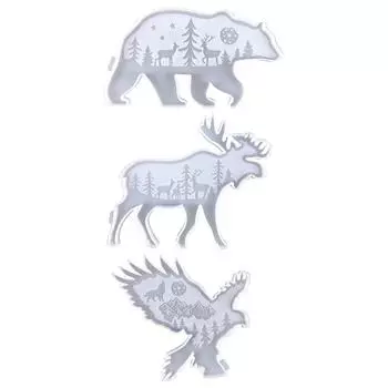 3D-формы из смолы-силиконовые формы, формы для литья эпоксидной смолы для животных | Форма для изготовления настенных ковров своими руками