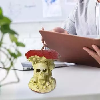 3D Фруктовый Череп Модель Смола Светящийся Фруктовый Череп Орнамент Готический Скелет