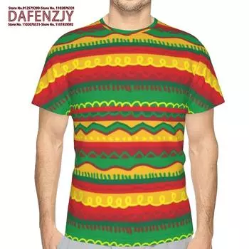 3D футболка для мужчин, модные топы с короткими рукавами в стиле хип-хоп и круглым вырезом, абстрактные мужские футболки в стиле Харадзюку, футболки, мужская одежда S красный