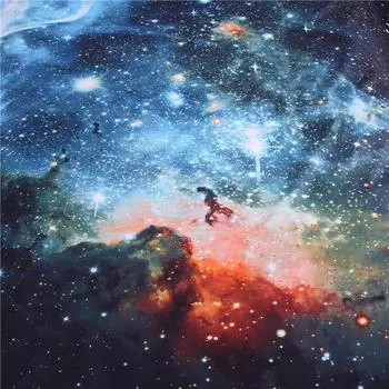 3D Galaxy Bed Set Single Double Bed Queen Double Twin Single Duvet Cover Set single 2pcs