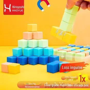 3D геометрические магнитные обучающие блоки: Развивающая игрушка для развития математических и геометрических навыков у детей