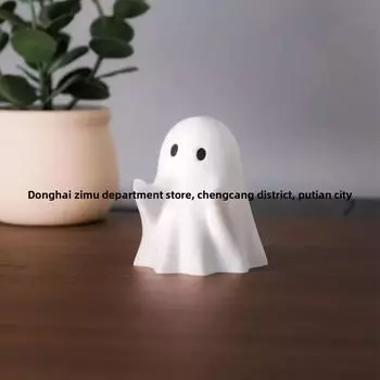 3D Ghost Pen Holder Cute Halloween Desk Decor Creative Office Gift 1pcs