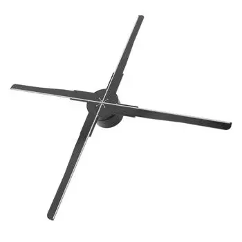 3D голографический проектор 4 лопастной вентилятор 2000x576 574 светодиодных шарика поддержка WiFi и APP голографическая реклама US Plug