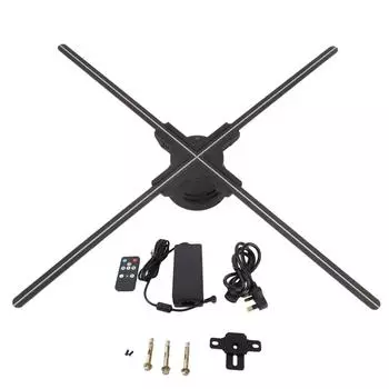 3D голографический вентилятор дисплей 85 см LED WiFi в реальном времени голографический рекламный проектор для магазина бар вечеринка