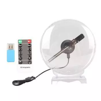 3D голографический вентилятор WiFi проектор невооруженным глазом 3D дисплей 1080x160 80 шт. светодиодные бусины 3D голографический проектор рекламный дисплей