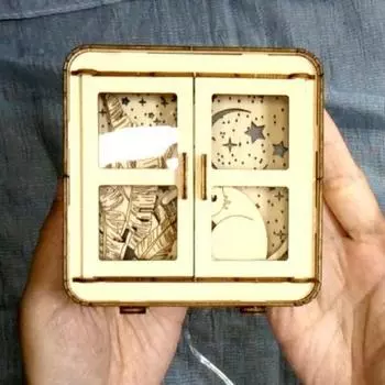 3D головоломка ночник USB питание дети взрослые DIY деревянная головоломка G