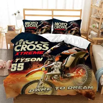 3D гоночный крутой цифровой простой мотоцикл автомобиль печать трехкомпонентный цифровой комплект 135 * 200 (two-piece set) 90g