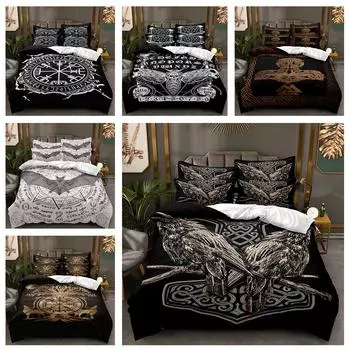 3D Готический комплект постельного белья для комнаты мальчика, пододеяльник, наволочка, 2/3 шт., DE155 * 200, полноразмерный декоративный пододеяльник Baby 100x135cm