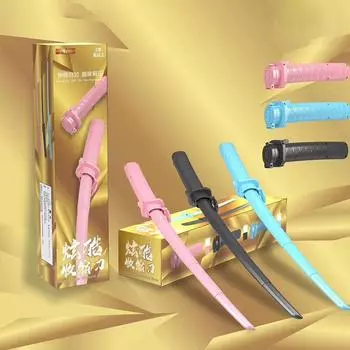 3D Gravity Knife Katana Stretchable Cos Decompression Creative Retractable Katana Toy 3D Printing Gravity Sword Gifts For Friend синий