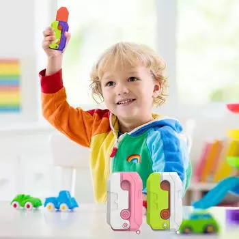 3D гравитационный нож для редиса куб прыгающий декомпрессионный детский нож для редиса маленькая игрушка гребень для редиса декомпрессионный подарок мини-форма розовый