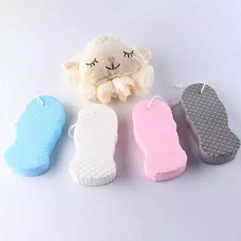 3D-губка для отшелушивания, губки для ванны, мягкая щетка для душа, средство для удаления омертвевшей кожи, принадлежности для купания 4pcs