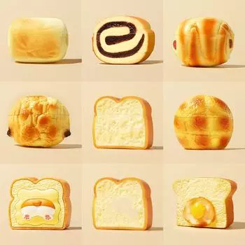 3D Хлеб Мультфильм Милый Чехол Для Наушников AirPods Pro 2 Чехол Защитный Чехол Для Беспроводных Наушников AirPods 1 2 3 Pro 2 Чехол for Airpods 3