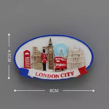 3D холодильник магнитный наклеенный мировой туристический сувенир креативные подарки магниты на холодильник Англия Лондон автобус солдат сувенир подарки