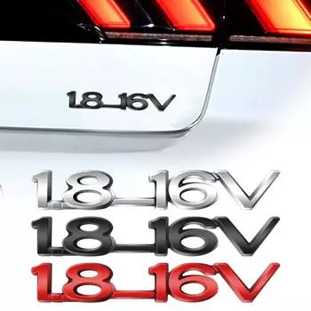 3D хромированная металлическая эмблема 1.8-16V на заднюю крышку багажника, наклейка, декор для ZAFIRA ASTRA-1.6 Optima Corsa Vectra Insignia