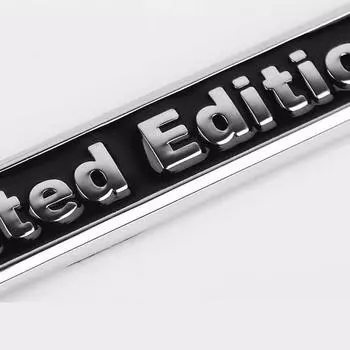 3D хромированная металлическая наклейка, наклейка на автомобильные аксессуары, ограниченный тираж, наклейка на автомобиль для стайлинга автомобиля, наклейка с буквами слова