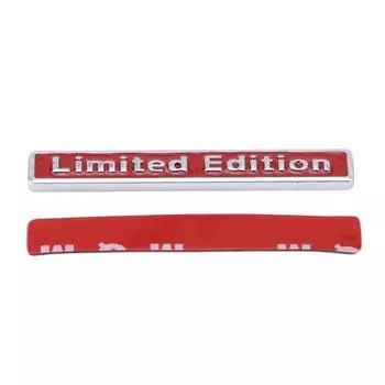 3D хромированная металлическая наклейка, наклейка на автомобильные аксессуары, значок ограниченного выпуска, универсальная наклейка на автомобиль для стайлинга автомобиля, наклейка с буквами слова