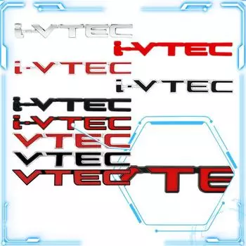 3D хромированный металл I VTEC/VTEC логотип эмблема автомобильный значок на крыло задний багажник наклейка для Civic CRV Accord Spirior Odyssey аксессуары