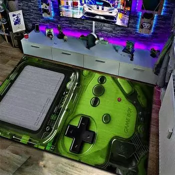 3D игровой автомат ковер игровая комната полностью украшенный дом гостиная спальня кровать одеяло кристалл бархатный напольный коврик 40x60cm 16x24inch