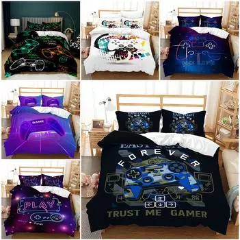 3D игровой комплект постельного белья с мышью, наволочка, комплект постельного белья, пододеяльник, полноразмерная односпальная/двуспальная кровать, украшение дома Baby 100x135cm