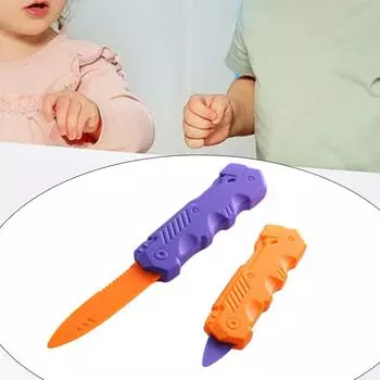 3D игрушечный нож в виде маленькой редиски, ручной инструмент для развлечения и релаксации, уникальный игрушечный портативный гравитационный нож в виде редиски 2