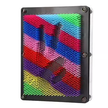 3D-игрушка для булавочного искусства, красочная пластиковая доска для булавочного искусства, скульптура, классическая игрушка для игольной доски