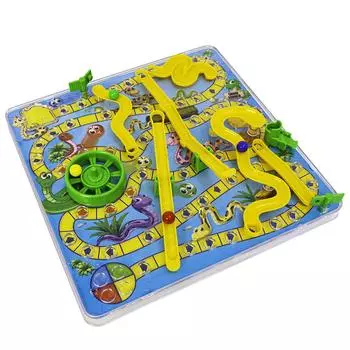 3D Игрушка для настольной игры «Змейка» с лестницей Традиционная семейная игрушка Забавный подарок для детей
