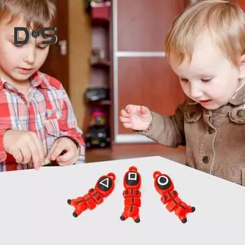 3D игрушка-фиджет, украшение в виде персонажа фильма с гибким корпусом, экологически чистая, компактная, портативная игрушка для снятия стресса A