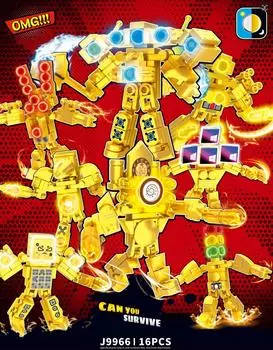 3D игрушки Skibidi Туалетные пазлы Строительные блоки Развивающие игрушки для мальчиков