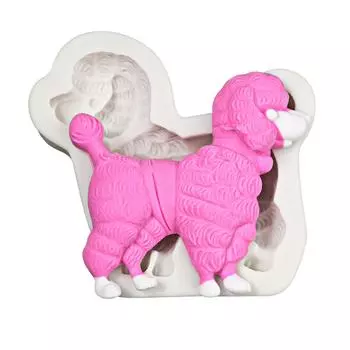 3D имитация щенка, силиконовая гибкая форма для пищевых продуктов, глина, смола, керамика, конфеты, помадка, конфеты, шоколад, форма для мыла A