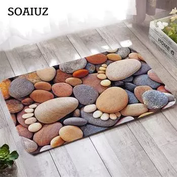 3D каменный ковер, дверные коврики, коврик для улицы, кухни, гостиной, коврик для пола, коврик, водонепроницаемый, для прихожей, добро пожаловать, коврик для пола, коврик 1