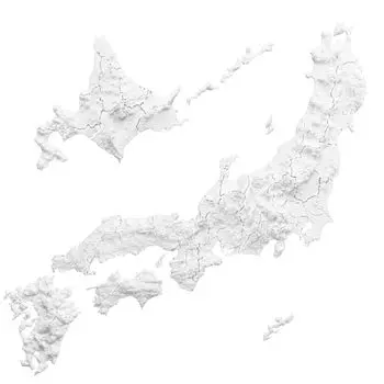 3D карта Японии Начальная школа Обществознание Обучение для поступления в среднюю школу Сделано из мягких материалов Головоломка, Материалы, Экзамены,