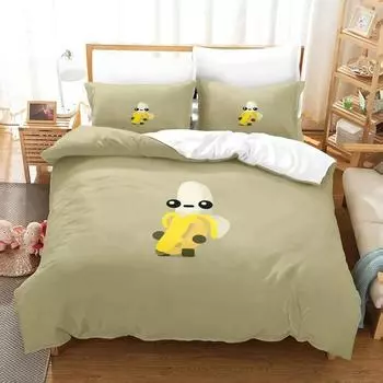 3D Kawaii Game Boomerang Fu Bedding Set Single Twin Full Queen King Size Bed Set Adult Kid Bedroom Duvet cover Sets Home Textile 70x133cm 2pcs