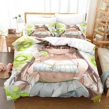 3D Kawii Girls Uma Musume Pretty Derby комплект постельного белья Single Twin Full Queen King Size комплект постельного белья для взрослых и детей, пододеяльники EU Twin 135x200cm