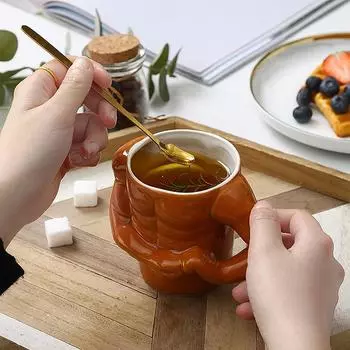 3D керамическая кружка, кружка для мышц, кофейная кружка, молочная кружка, мужская, для тренажерного зала, офиса, дома, креативная, смешная, чашка для воды, подарок на день рождения