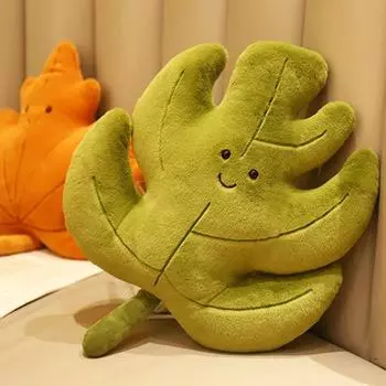 3D кленовый лист плюшевая подушка для спальни диван мягкий завод F