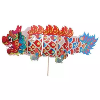 3D Koi Dragon Dance Lantern DIY Lantern Material Kit Middle Autumn Festival Lantern Moon Festival Style C