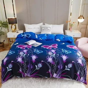 3D комплект постельного белья мягкий пододеяльник 1 пододеяльник + 1/2 наволочки США/ЕС/Австралия Baby Twin Double Full Queen King 2/3 шт. 70*133