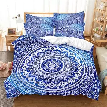 3D комплект постельного белья Queen Bedding Duvet Cover Set Bedding Bed Cover Cotton Queen Bed Cover Set Bed Set Bedding EU single(135x200cm)