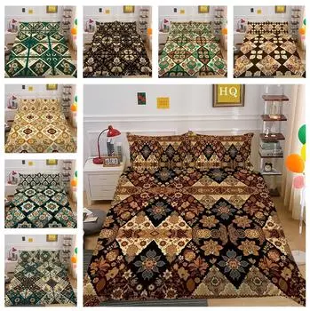 3D комплект постельного белья в индийском стиле с рисунком пейсли, одеяло и наволочка с принтом, 2/3 шт., очень большое украшение для дома в австралийском стиле Baby 100x135cm