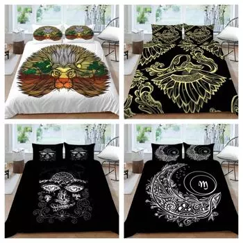 3D комплекты пододеяльников, уникальный дизайн, пододеяльник, дышащий комплект постельного белья, роскошные комплекты постельного белья для мальчиков и девочек-подростков UK Single 135x200cm