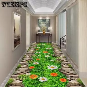 3D ковер для прохода в коридоре, коврик для дорожки для церковной сцены, прихожей, коврик для дорожки, коврики для пола 120cm*100cm