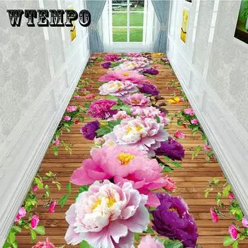 3D ковер, дверь, прихожая, проход, длинный вход, гостиная, домашний поток, ковер с карпом, офисные коврики, коммерческие гостиничные ковры, ковер W60*H100CM