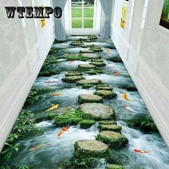 3D Коврик для коридора Коврик для дома / офиса Коврик для спальни Вход / Коврик для прихожей Коврик для гостиной W80*100CM