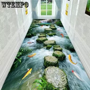 3D Коврик для коридора Коврик для дома / офиса Коврик для спальни Вход / Коврик для прихожей Коврик для гостиной 80cm*100cm