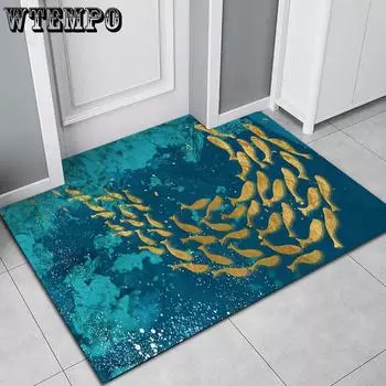 3D коврик для пола, прихожая, домашний ковер для прихожей, утолщенный противоскользящий и впитывающий коврик 40*60cm