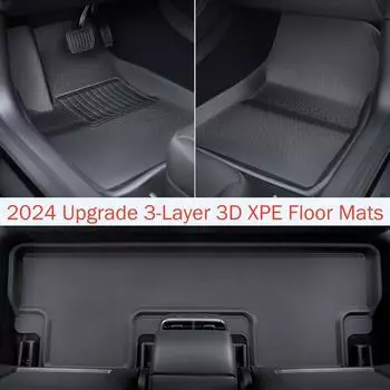 3D коврики для Tesla Model 3 2025 Highland Model Y 2020-2025 Custom Floor Liner Footpads Водонепроницаемые нескользящие напольные ковры
