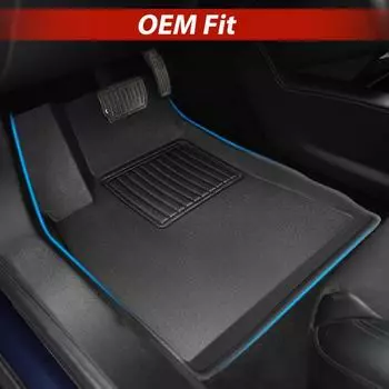 3D коврики для Tesla Model S 2025 2025 2025 2025 Всепогодные противоскользящие водонепроницаемые напольные покрытия подходят для модели S Long Range Plaid