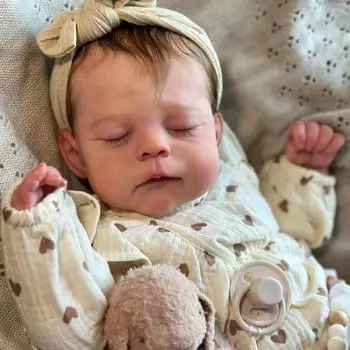 3D кожа с видимыми венами виниловые конечности тканевое тело 50 см мягкая спящая кукла реборн игрушка для девочки милая кукла новорожденный 50cm 20inch бежевый